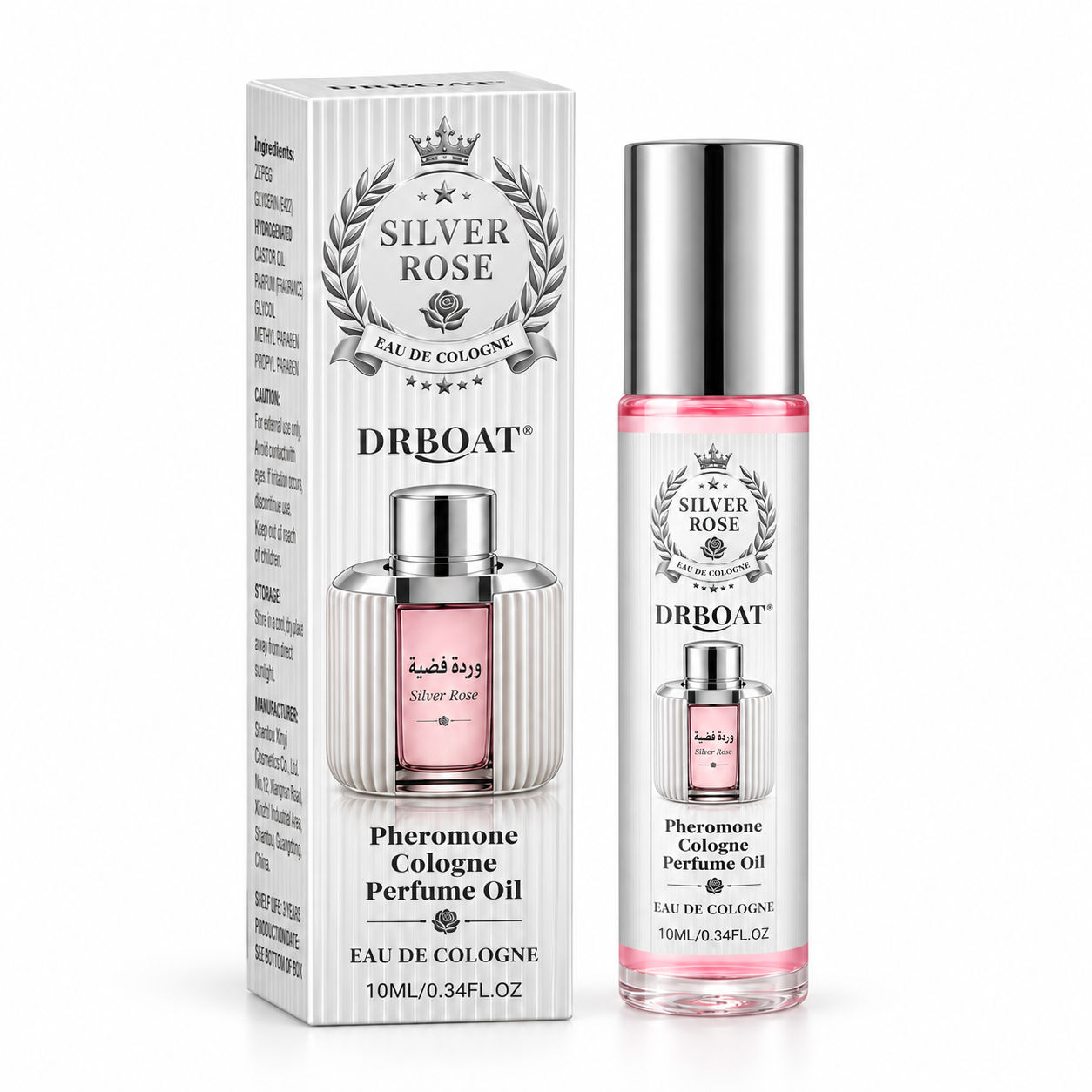 Minyak Parfum Roll-On Silver R - Perfume Fragrance Concentration ulasan dan harga