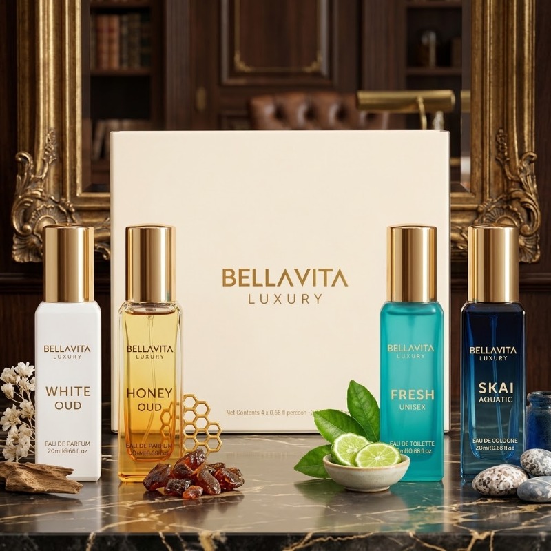 20ML x4 Set Hadiah Parfum Unis - The Collection Perfume Fragrance ulasan dan harga